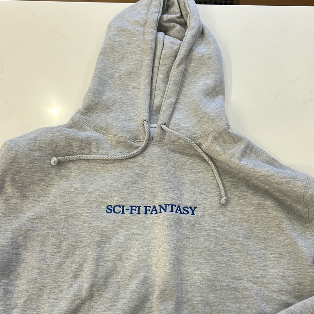 Sci-Fi Fantasy Gray Hoodie
